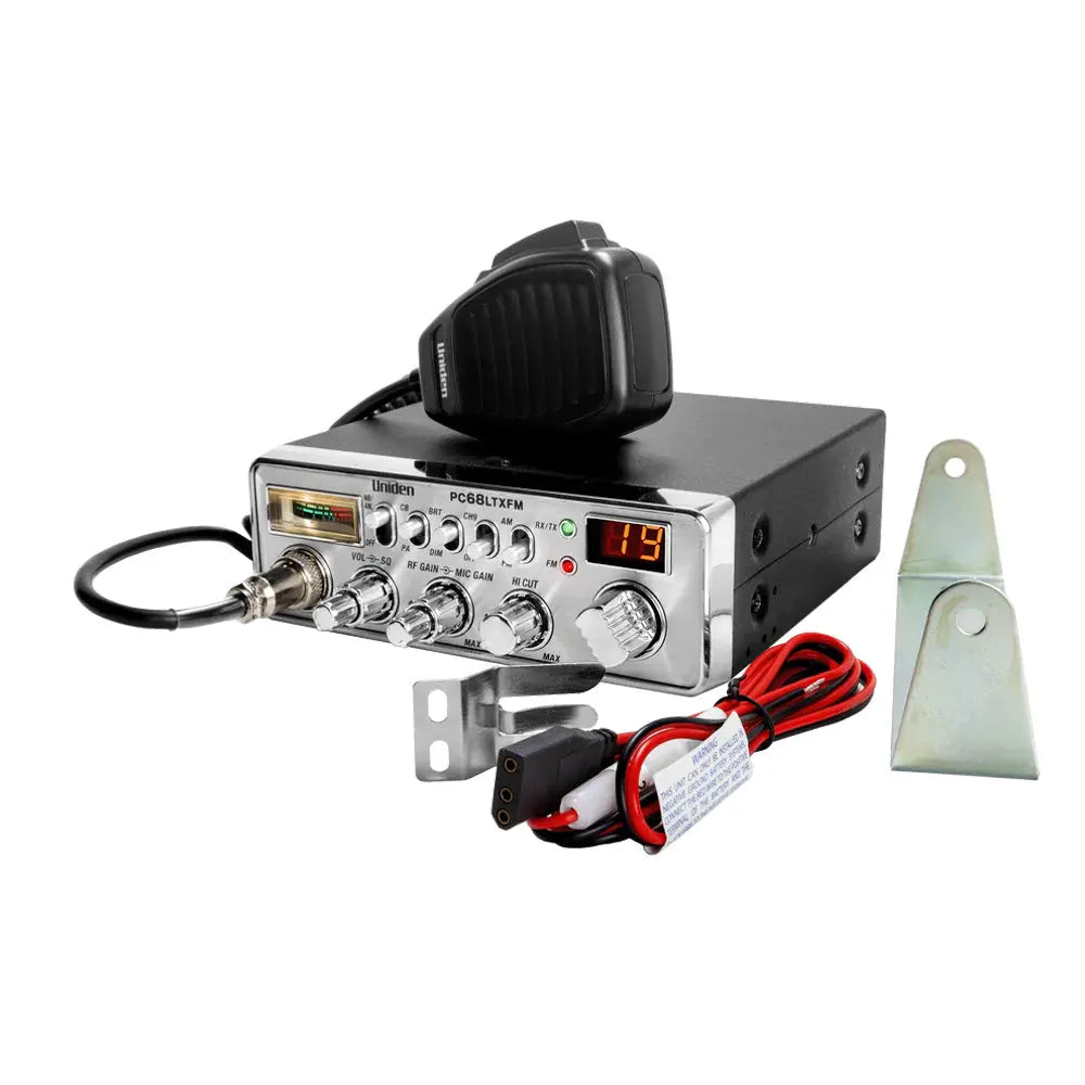 Uniden PC68LTXFM Dual-Mode AM/FM CB Radio for Truckers and Enthusiasts