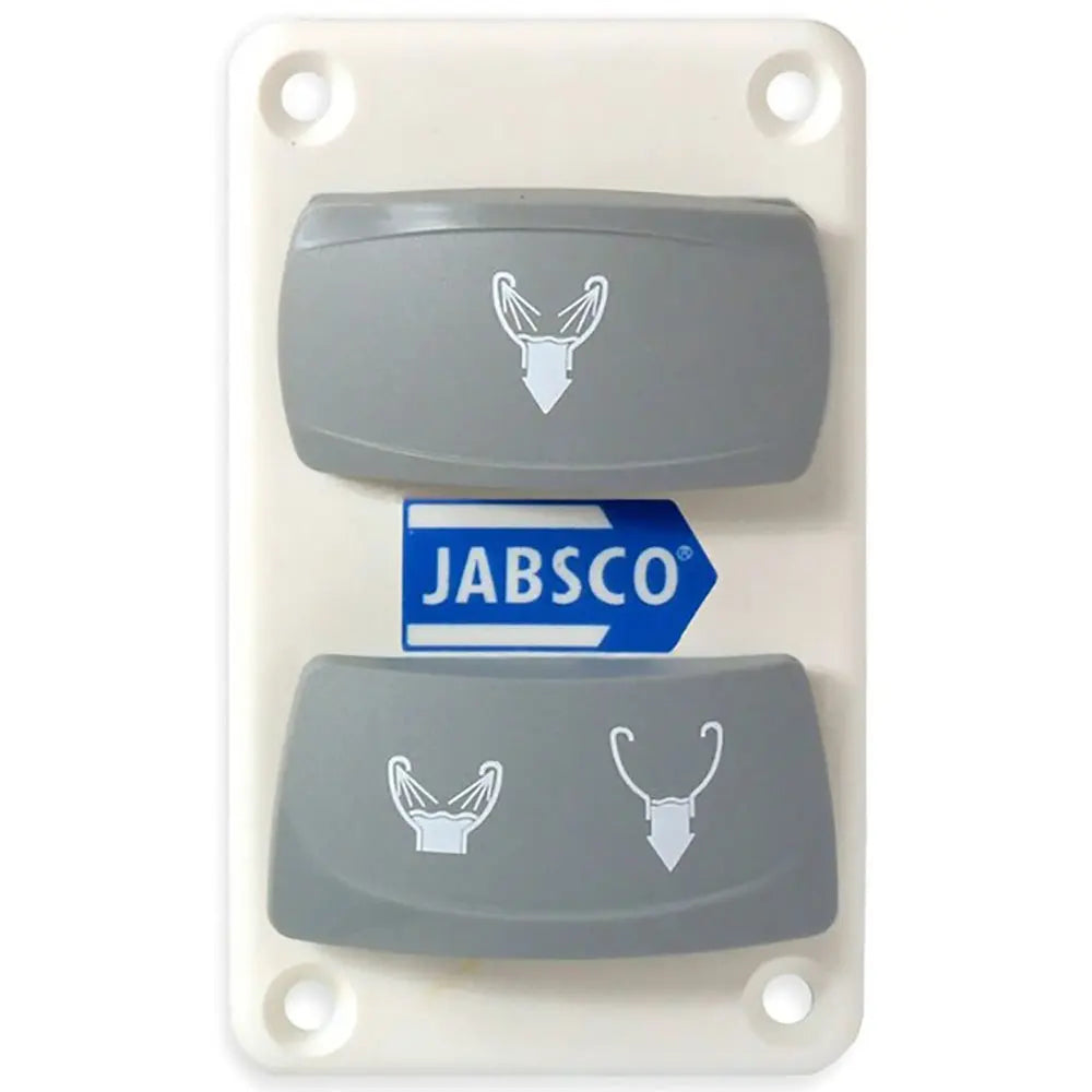 Jabsco Dual Rocker Switch Panel 37047-2000 for Quiet Toilets
