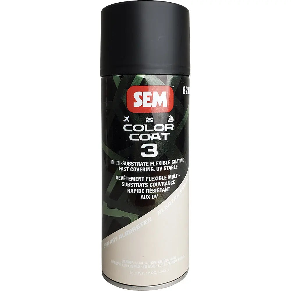 SEM Color Coat 3 Sea Ray Alabaster 12 oz Flexible Coating for Automotive and Marine Use