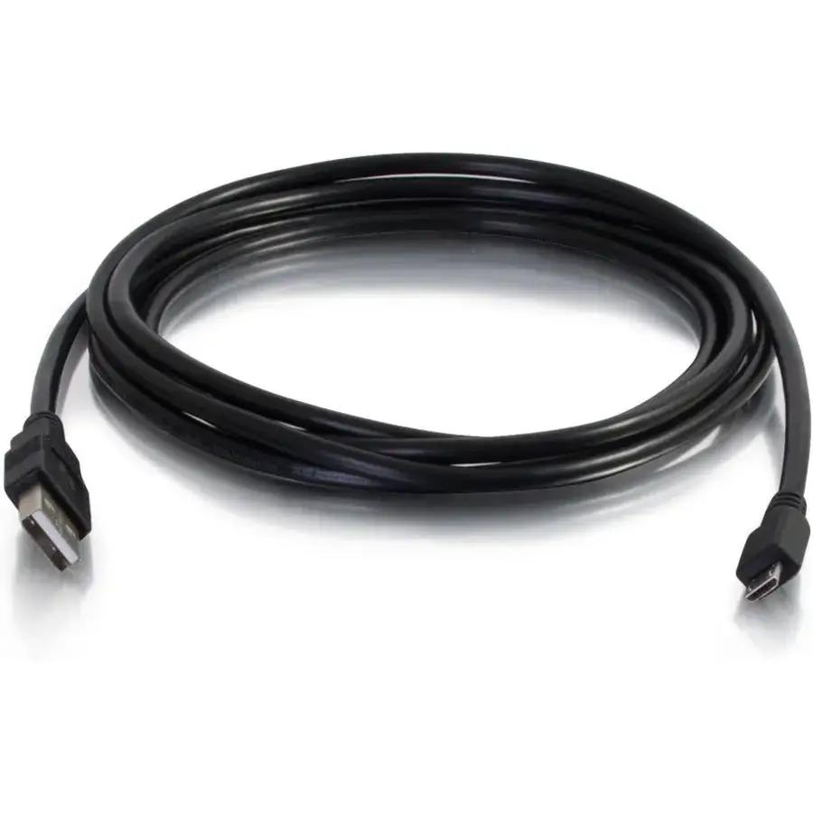 C2G 15ft USB 2.0 A to Micro-USB B Cable – Reliable Data Transfer and Charging for Smartphones and Tablets by Legrand Group