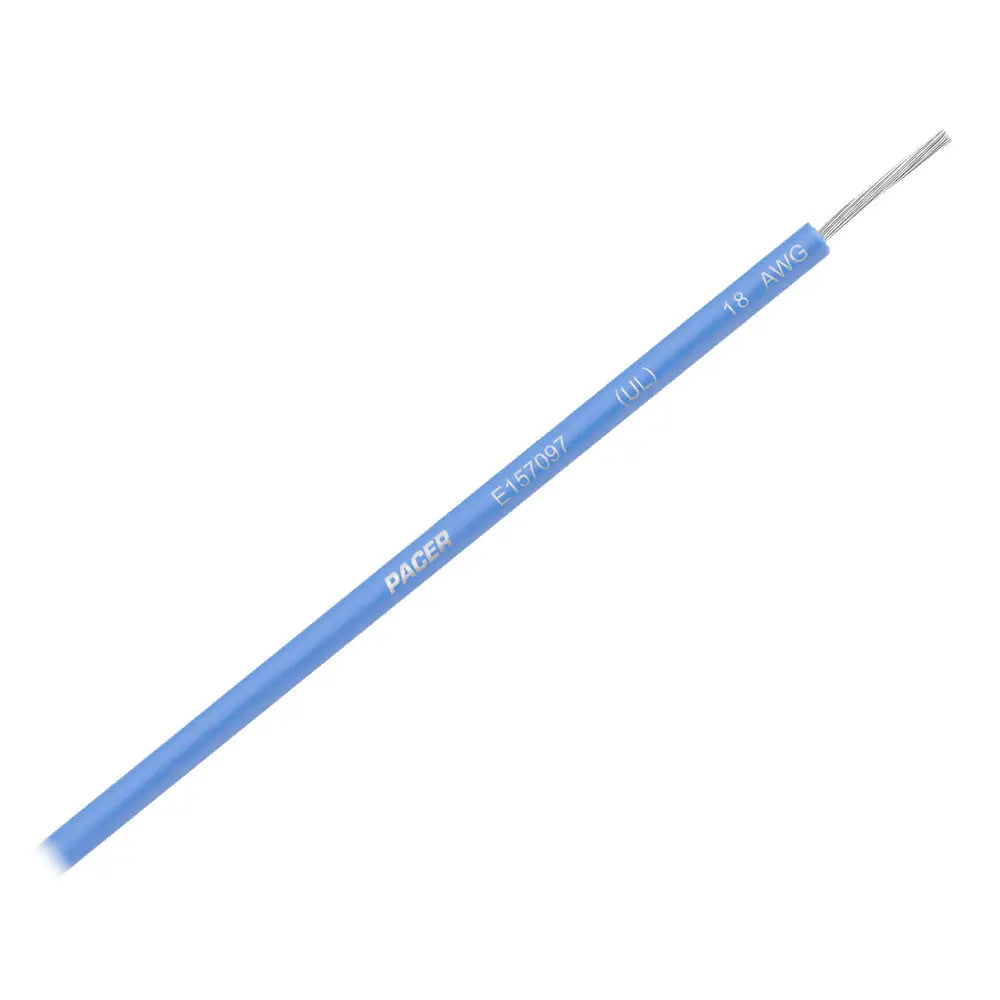 Pacer Blue 18 AWG UL Marine Wire - 25 ft. for Marine and Electrical Applications