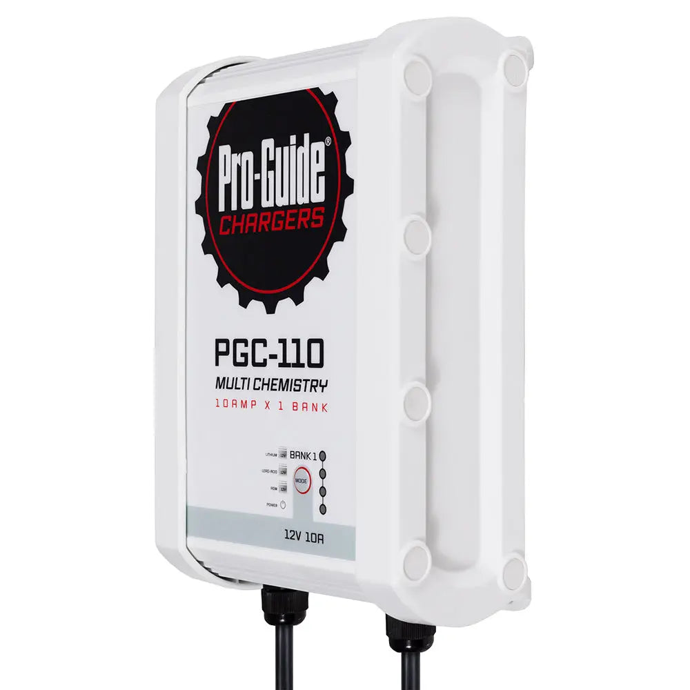 Pro-Guide Batteries PGC-110 12V 10-Amp On-Board Battery Charger for Lead-Acid, AGM, and Lithium Batteries