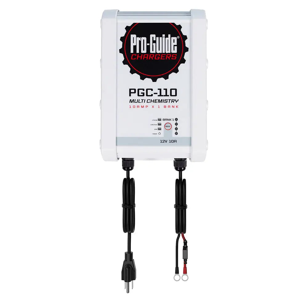 Pro-Guide Batteries PGC-110 12V 10-Amp On-Board Battery Charger for Lead-Acid, AGM, and Lithium Batteries