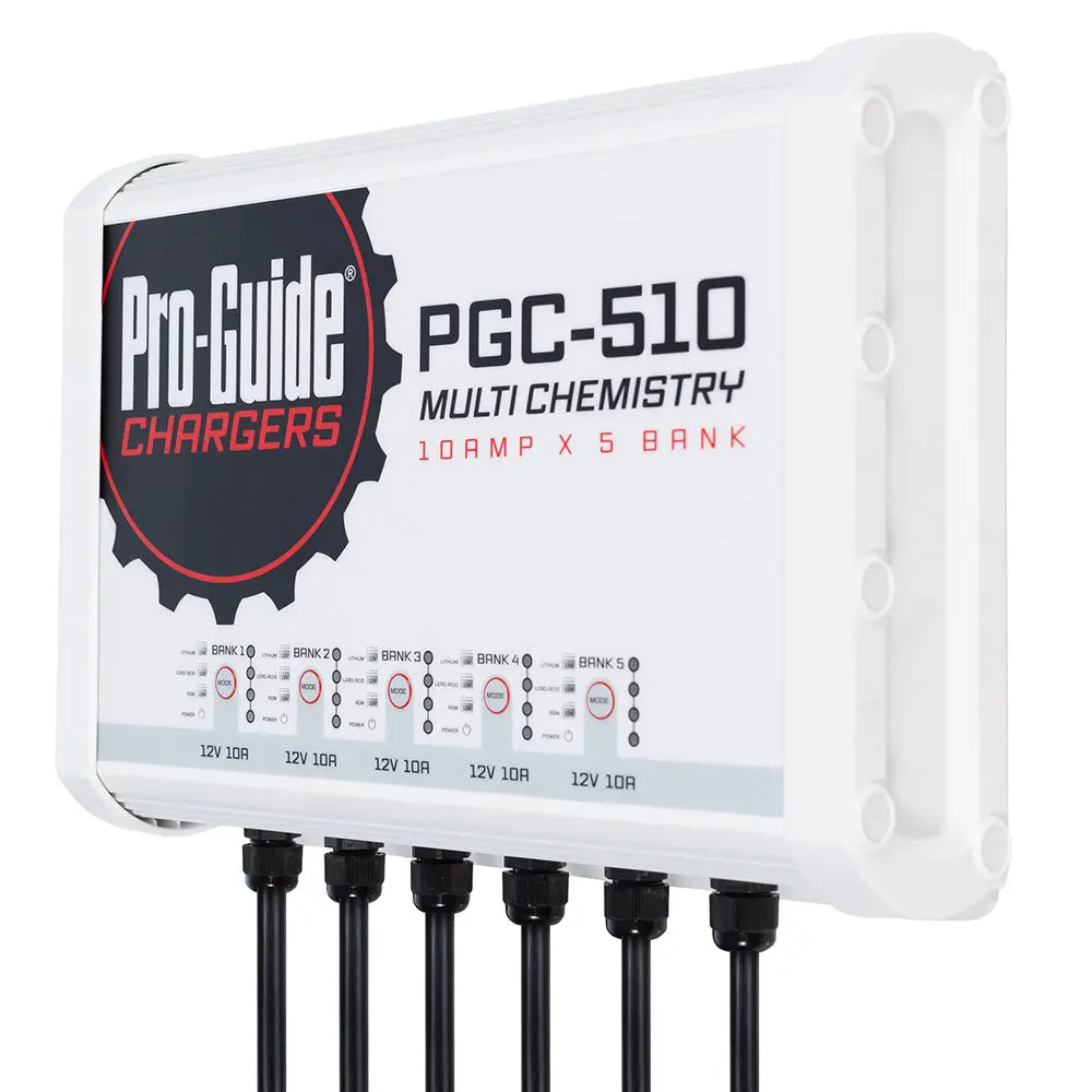 Pro-Guide Batteries PGC-510 5 Bank 12V On-Board Battery Charger with 40-Amp Output