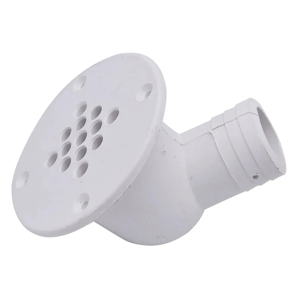 T-H Marine Supplies CSD-92-DP 90-Degree Cockpit Scupper Drain - White