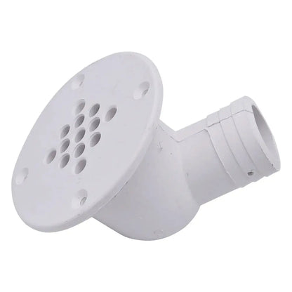 T-H Marine Supplies CSD-92-DP 90-Degree Cockpit Scupper Drain - White