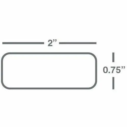 Wasp Barcode Technologies 2.00" x .75" Polyester Thermal Transfer Labels - 1 Roll (3000 Labels) for Asset Management