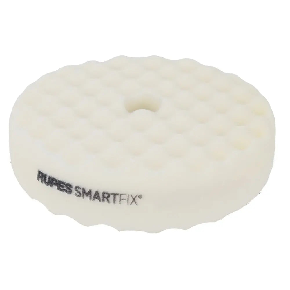 RUPES SMARTFIX Double-Sided Ultra-Fine Foam Pad - 7 inch White for Perfect Finishing
