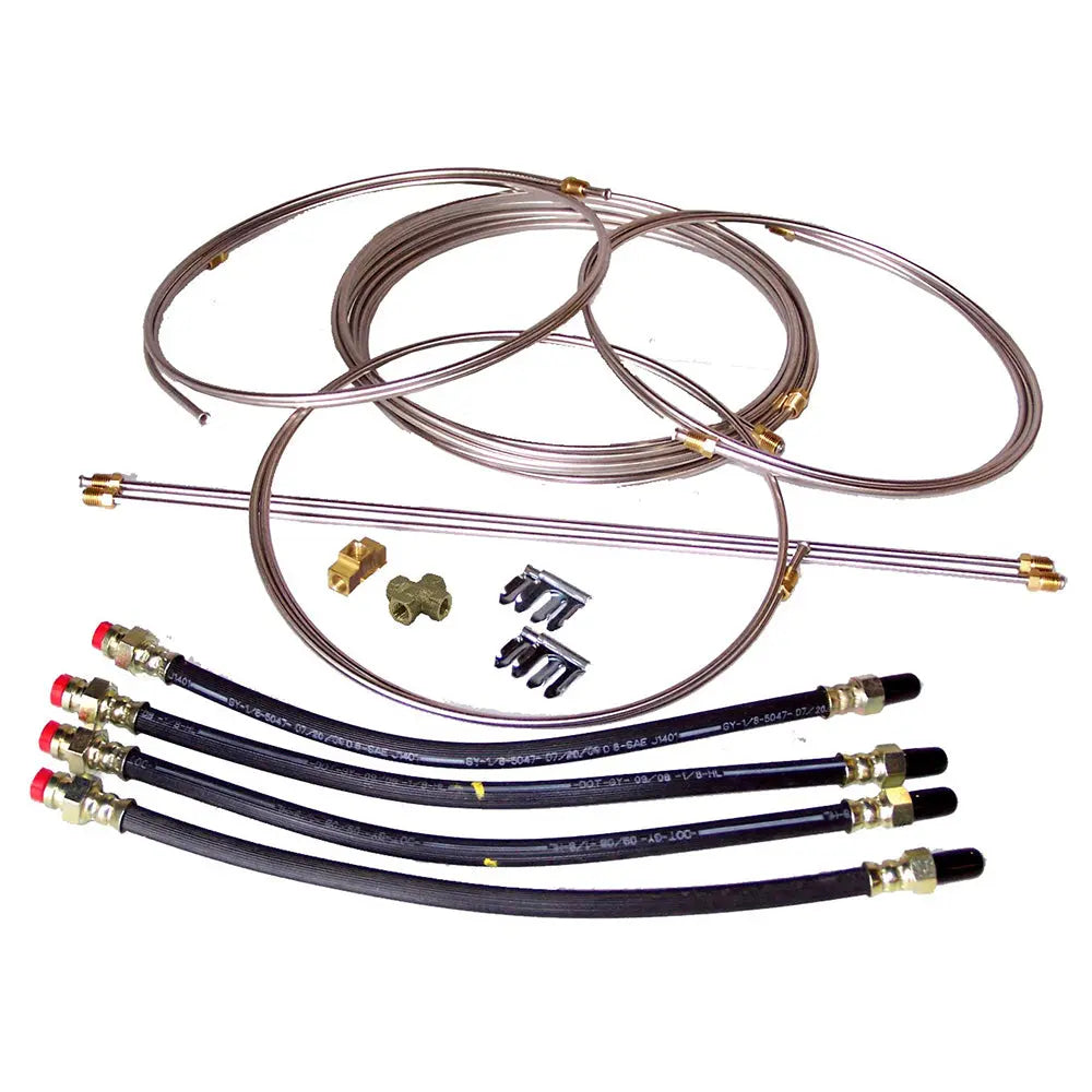 Load Rite Stainless Steel Brake Line Kit for Tandem Trailers - Model 6017.10S