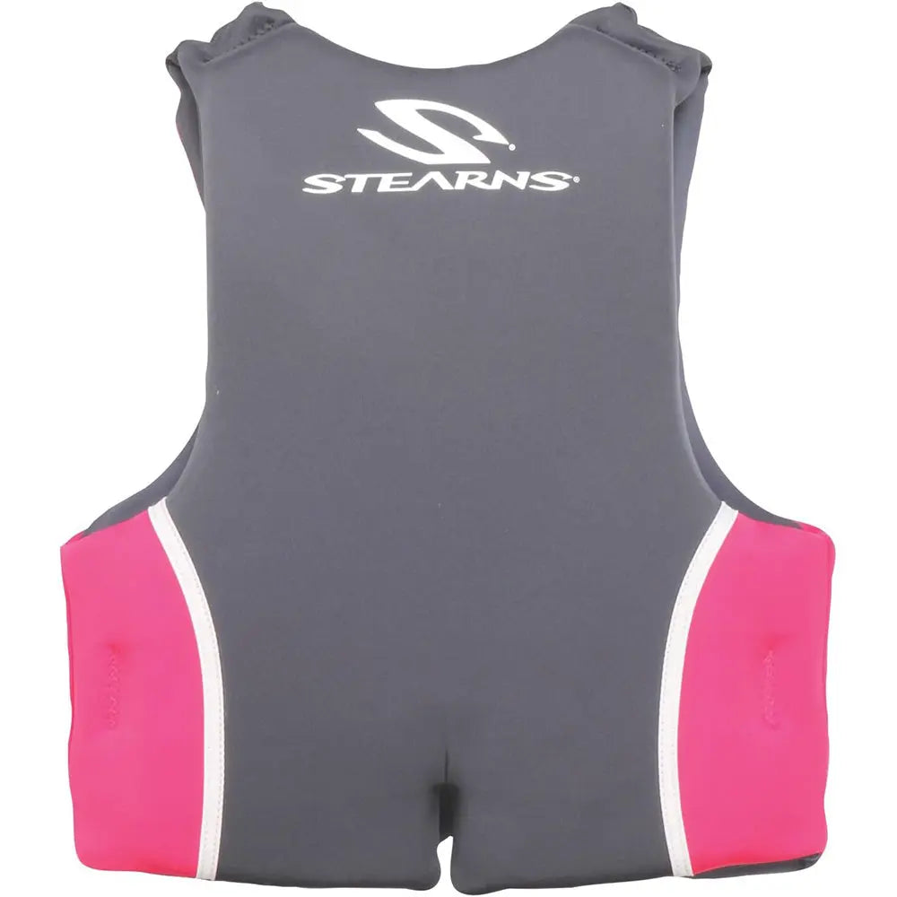 Stearns Youth Hydroprene Life Vest Part Number 2000036923 - Pink/Hot Pink, Type III, for 50-90 Pounds