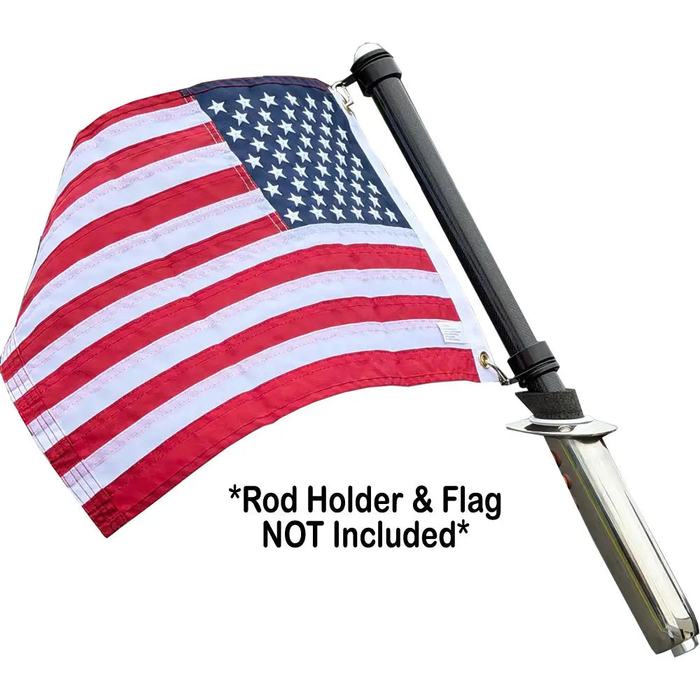 TACO Marine Carbon Fiber Flag Pole with J-Lock System - 26 Inches