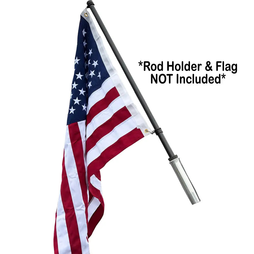 TACO Marine Carbon Fiber Flag Pole with J-Lock System - 54 Inch