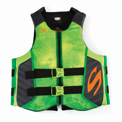 Stearns Adult Hydroprene Life Vest - Green, Medium - Coast Guard Approved Personal Flotation Device