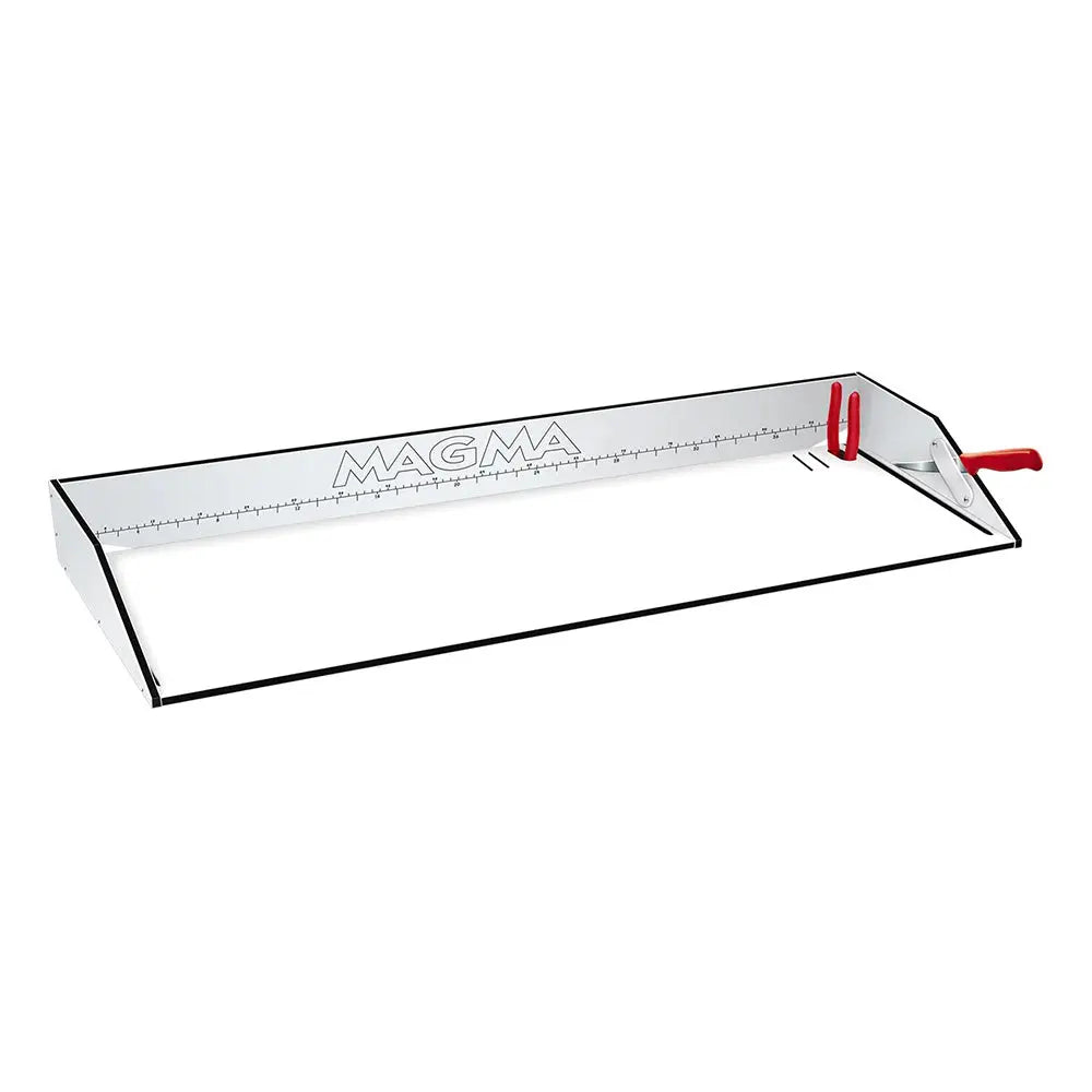 Magma First Mate Cutting & Serving Table with Engraved Ruler – 31 inches Long by 12.5 inches Deep