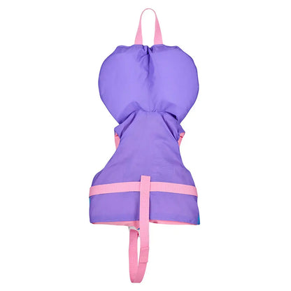 Full Throttle Nylon Infant Life Jacket - Purple and Pink with Safety Features