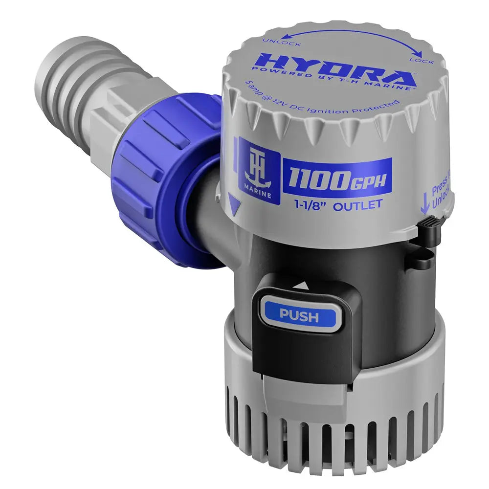 T-H Marine HYDRA Cartridge Bilge Pump - 1100 GPH, 12V Marine Water Removal Pump