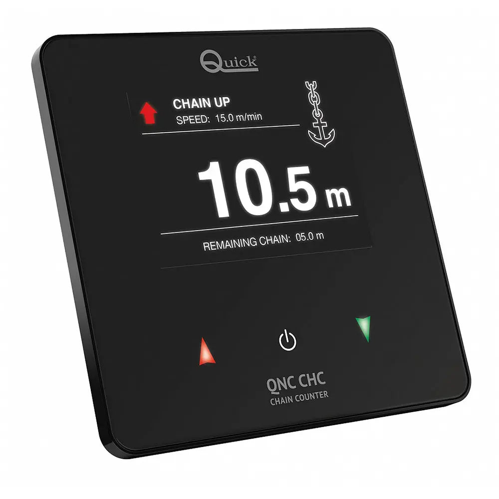 Quick QNC CHC Flush Mount Chain Counter - Reliable Windlass Control with Color Display