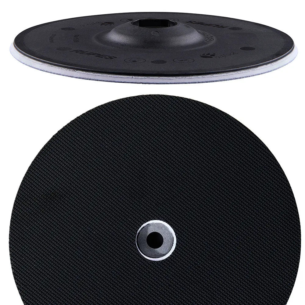 RUPES PrecisionPro 150mm/6-Inch Velcro Backing Plate with M8 Bolt & Shroud Lubricant