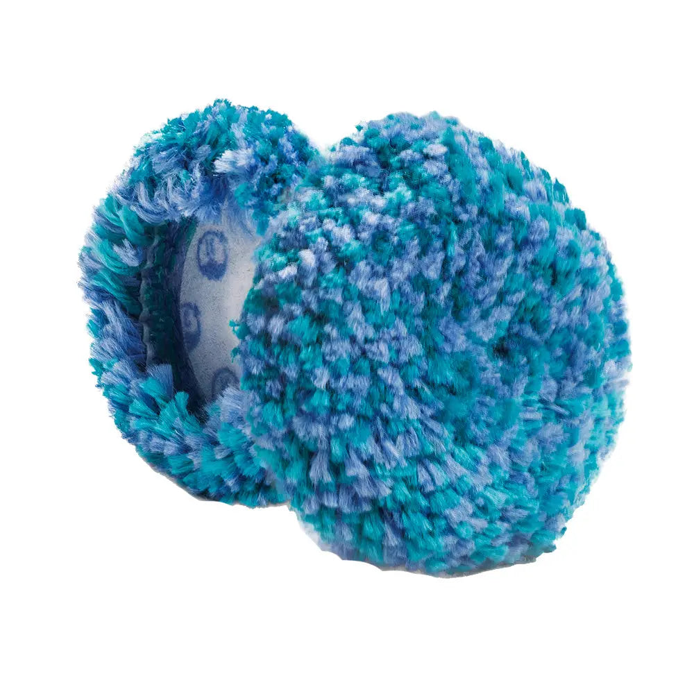 Lake Country Marine Blue/Teal Medium Cut Wool Pad - 3 x 0.75 inches