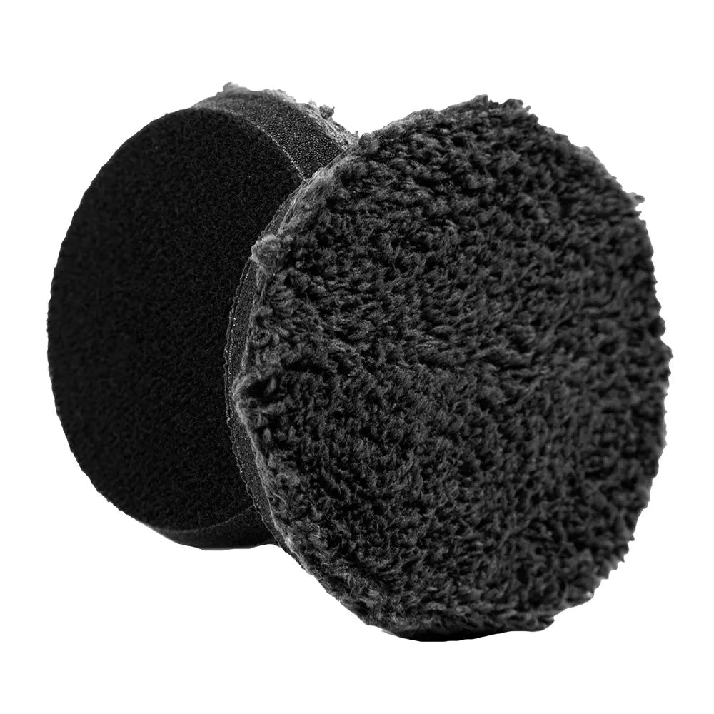 Lake Country HDO Black Microfiber Polishing Pad 3.5 Inch for Long-Throw Orbital Polishers