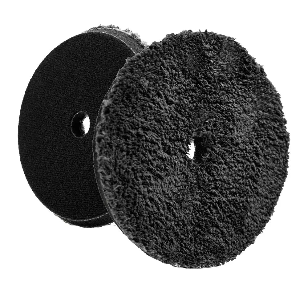 Lake Country HDO Microfiber Polishing Pad - Black - 6.5 inch for Long-Throw Orbital Polishers