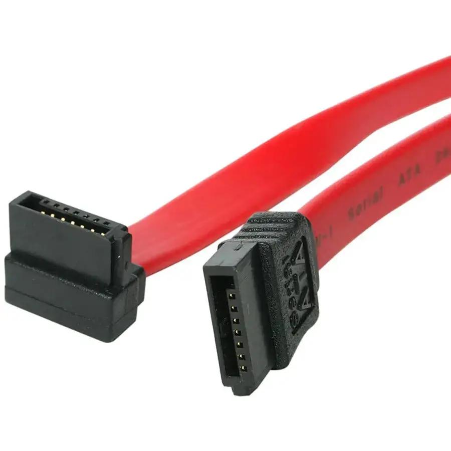 StarTech.com 18-inch SATA to Right Angle SATA Cable – Support for SATA 3.0 6Gbps and Flexible Installation by StarTech.com
