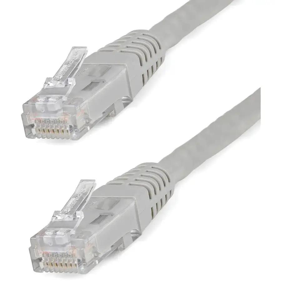 StarTech.com 3ft Gray Cat6 Ethernet Patch Cable - Gigabit UTP with PoE Support and Lifetime Warranty by StarTech.com