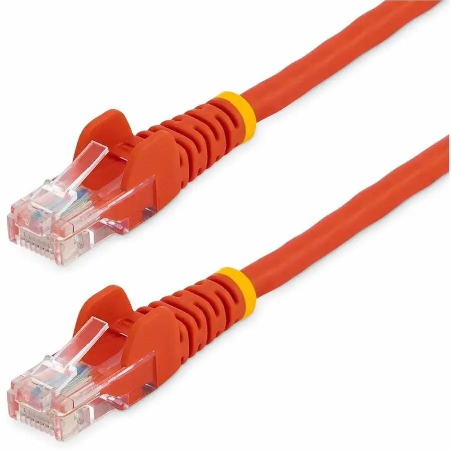 StarTech.com 10 ft Red Cat5e Snagless UTP Patch Cable - PoE Support for Reliable Ethernet Connections by StarTech.com