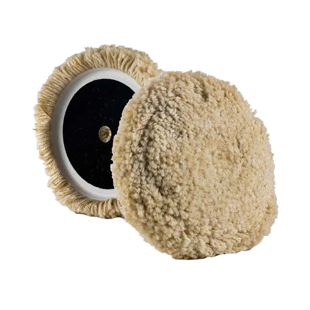 Lake Country 50/50 Steamed Twisted Wool/Polyester Pad 8 x 1.5 inches