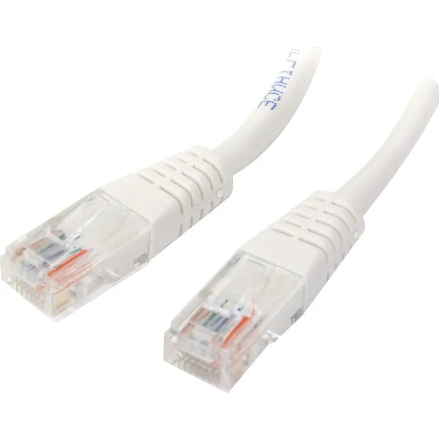 StarTech.com 10 ft White Cat5e UTP Patch Cable - Reliable Ethernet Network Connection