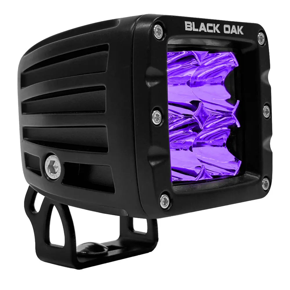 Black Oak LED 2-inch Ultraviolet Flood Pod Light Pro Series 3.0 - 12W