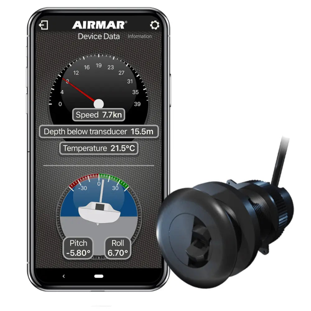 Airmar DST820-PV-N2 PSTI Plastic Thru-Hull Sensor with Bluetooth and 235kHz Paddlewheel
