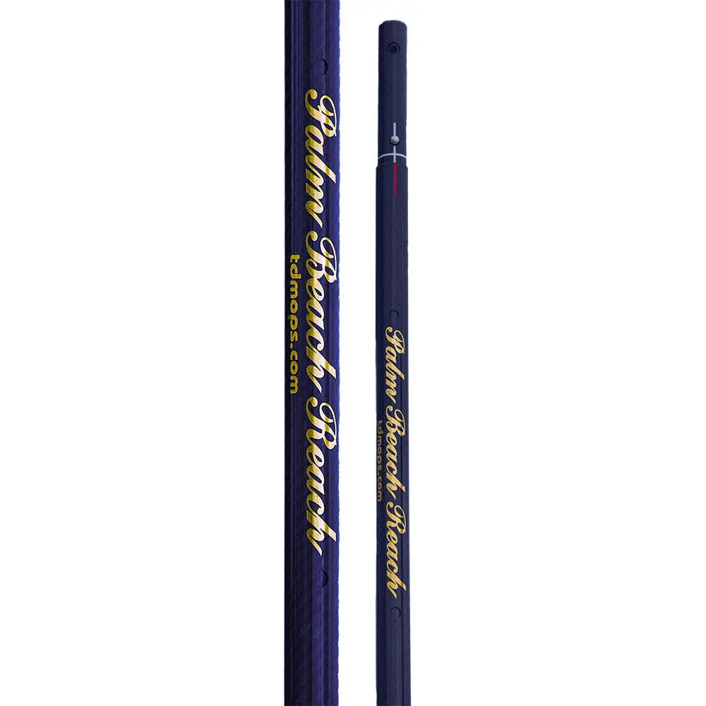 TD Mop Palm Beach Reach 6-10 Feet Carbon Fiber Extension Handle – Lightweight and Durable Marine and Automotive Tool