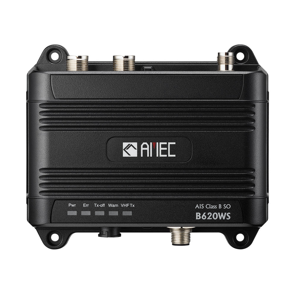 AMEC B620WS Class B AIS Transceiver with Wi-Fi and VHF Splitter - 2W CSTDMA, NMEA 2000 & 0183, USB