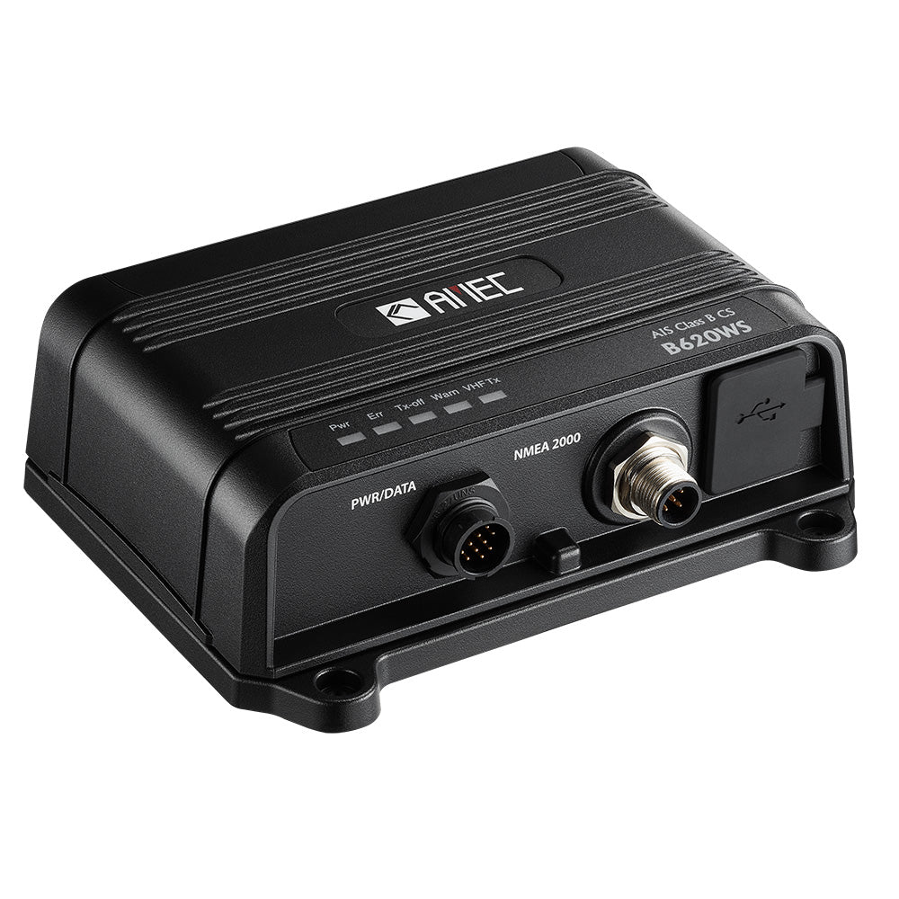 AMEC B620WS Class B AIS Transceiver with Wi-Fi and VHF Splitter - 2W CSTDMA, NMEA 2000 & 0183, USB