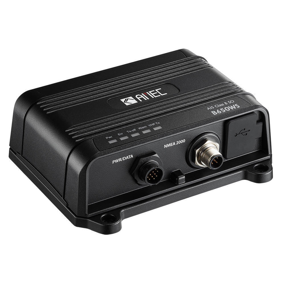 AMEC B650WS Class B AIS Transceiver with Wi-Fi and VHF Antenna Splitter - 5W SOTDMA, NMEA 2000 & USB
