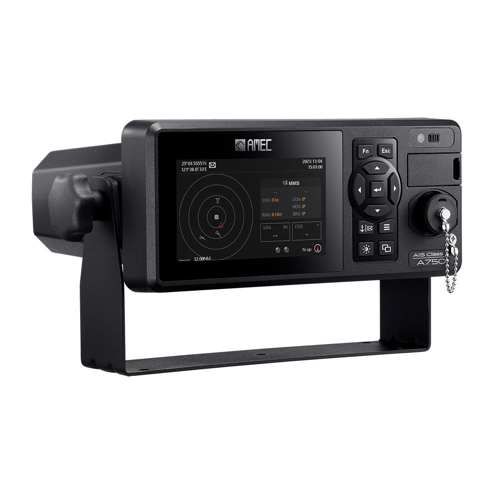 AMEC A750 Class A AIS Transceiver with 4.3-Inch Sunlight-Readable Color Display