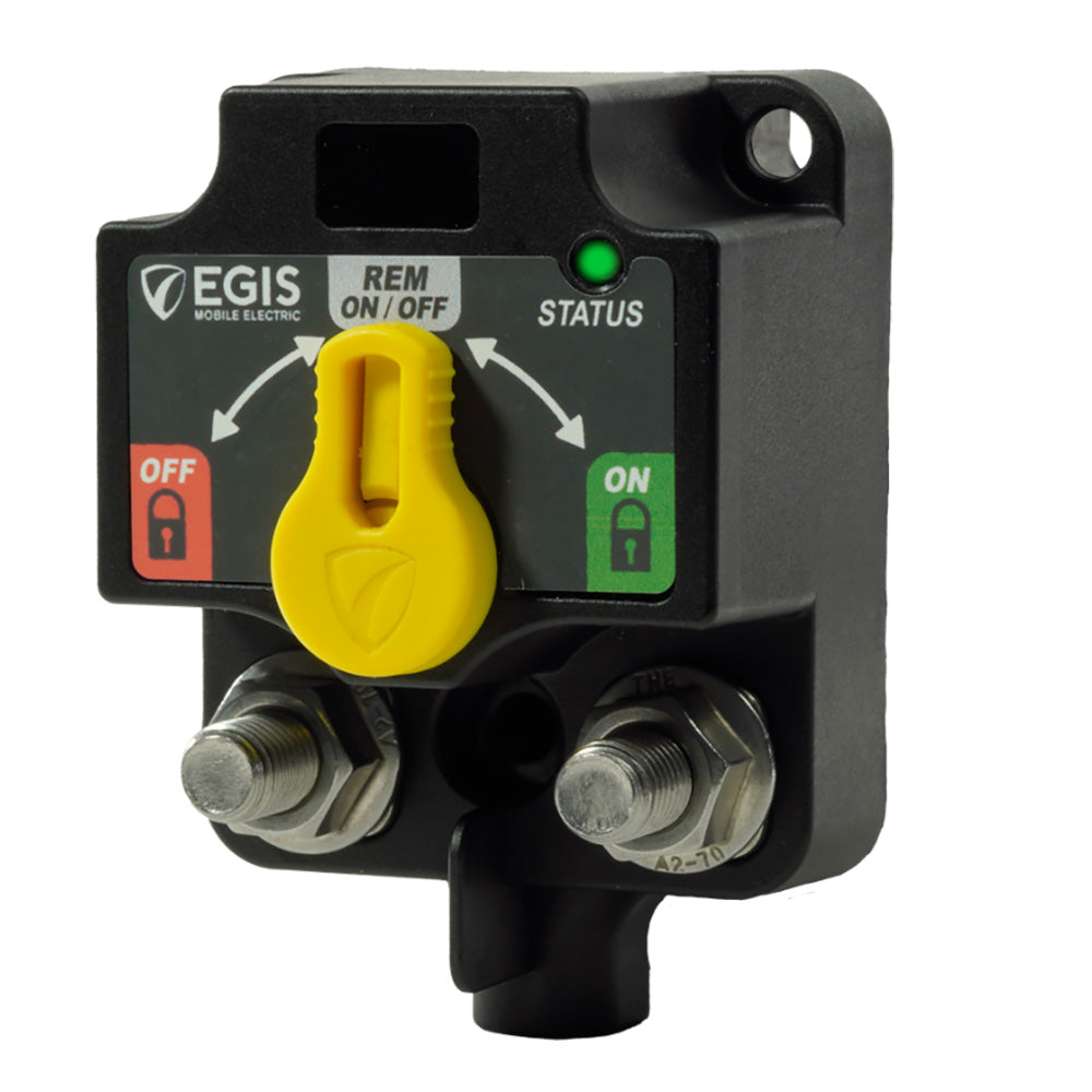 Egis Mobile Electric XD Single Low Voltage Disconnect with Knob - Tinned Wires
