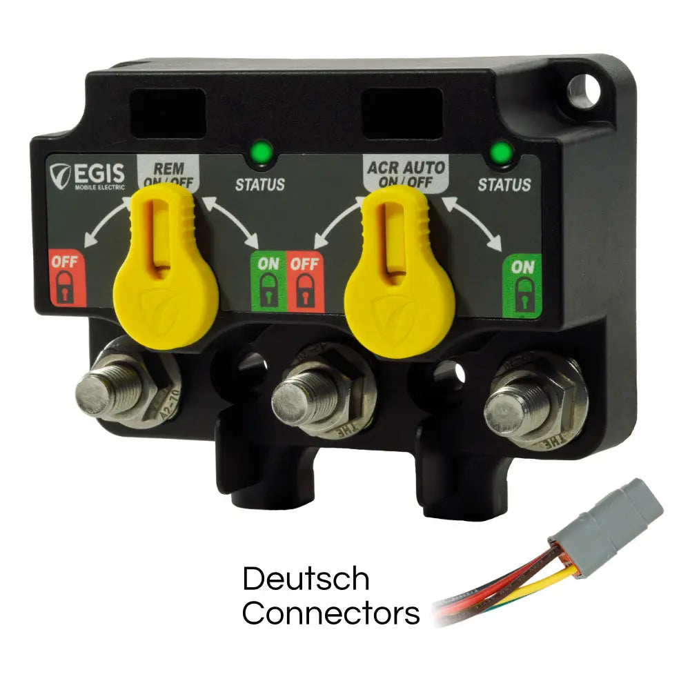 Egis Mobile Electric XD Flex 1 Dual Relay/Automatic Charging Relay with Knob - 6-Pin DTM Connector
