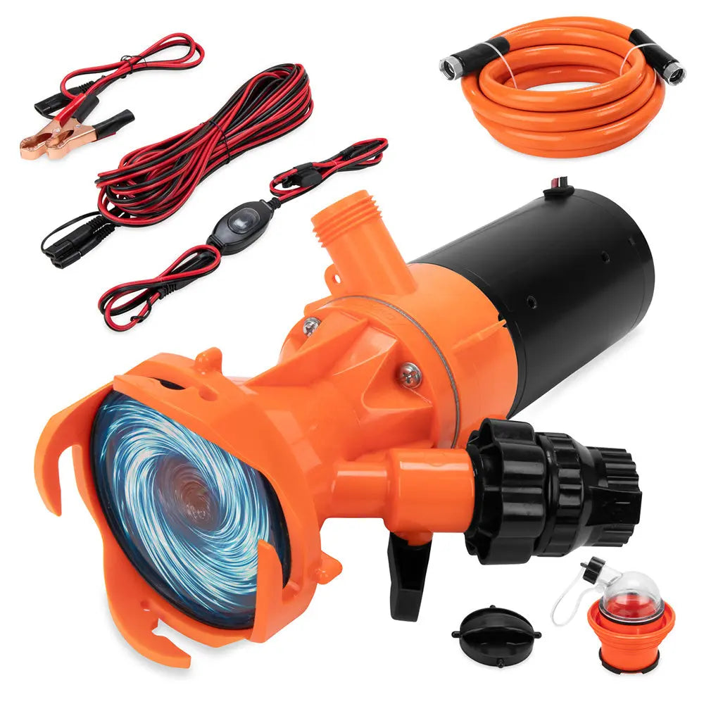 Camco Rhino RV Sewage Macerator Pump System Part #39040