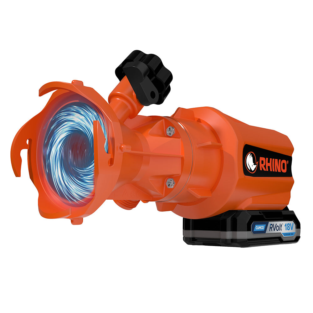 Camco Rhino 18V Lithium-Ion RV Sewage Macerator Pump System, Part 39030