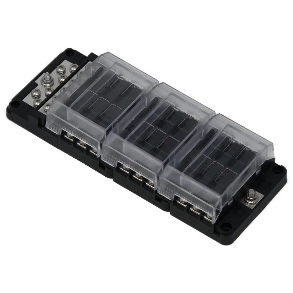 Egis Mobile Electric RT Fuse Block 18 Position with Ground and LED Indicators