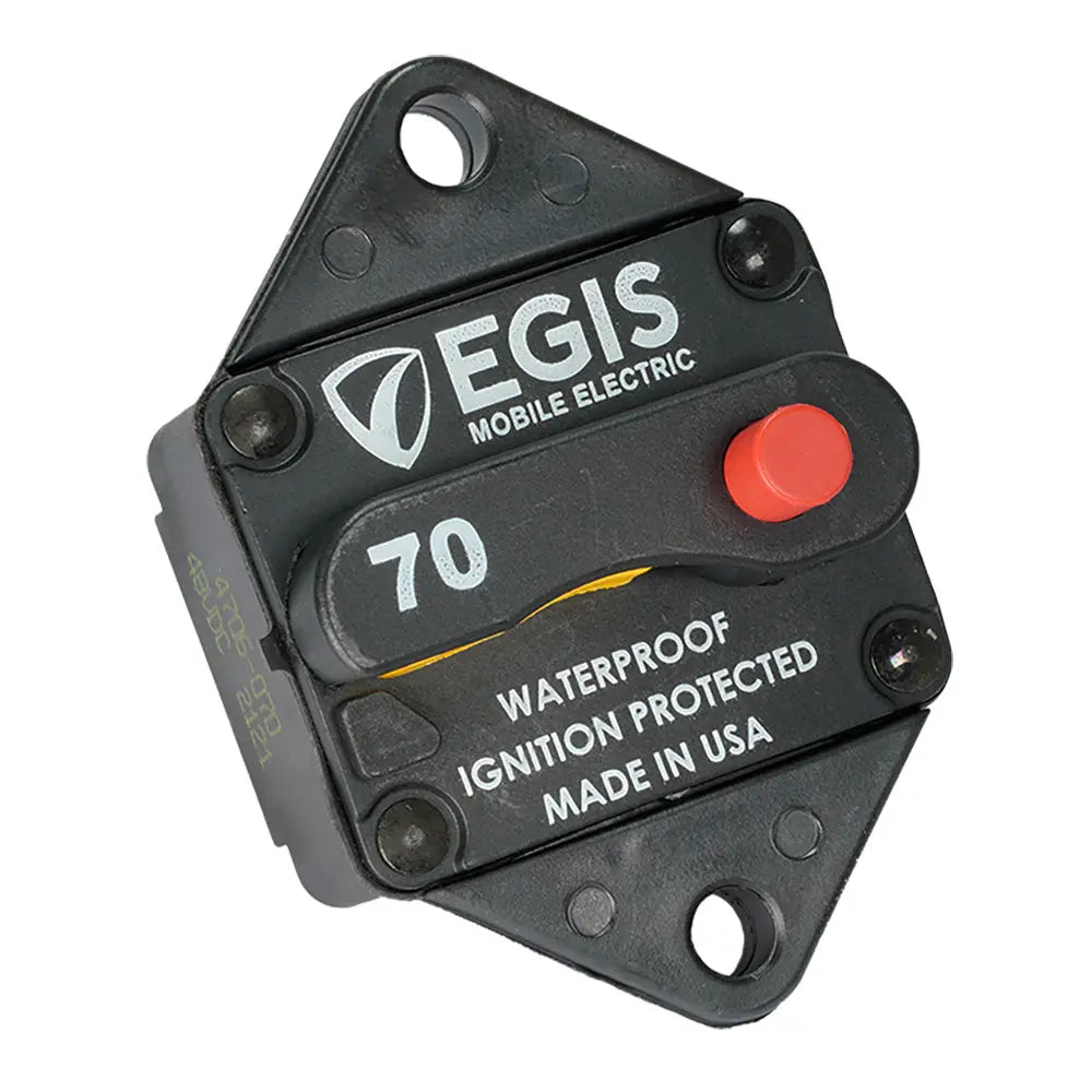 Egis Mobile Electric 70A Circuit Breaker - 85 Series Panel Mount