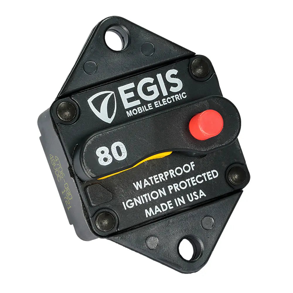 Egis Mobile Electric 85 Series 80A Panel Mount Circuit Breaker (Part Number 4706-080)