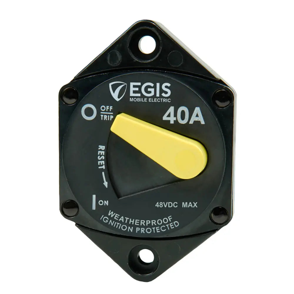Egis Mobile Electric 87 Series 40A Panel Mount Circuit Breaker – High Voltage and Harsh Environment Protection