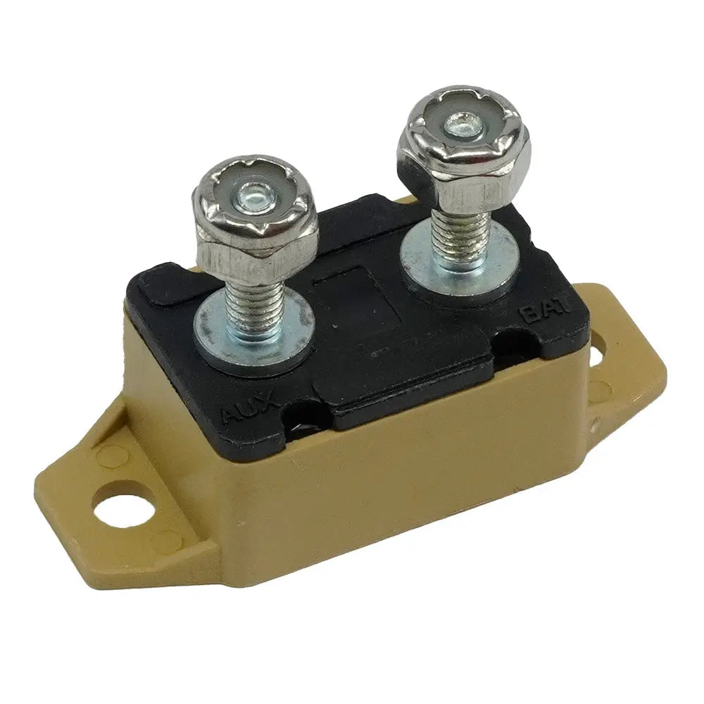 Egis Mobile Electric 4730-05 5A Tan Short Stop Circuit Breaker for Marine and Vehicle Applications