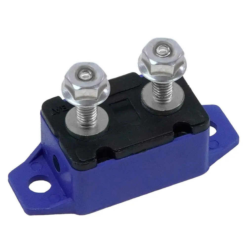 Egis Mobile Electric 15A Blue Short Stop Circuit Breaker - Compact, Weather-Resistant with Resettable Protection