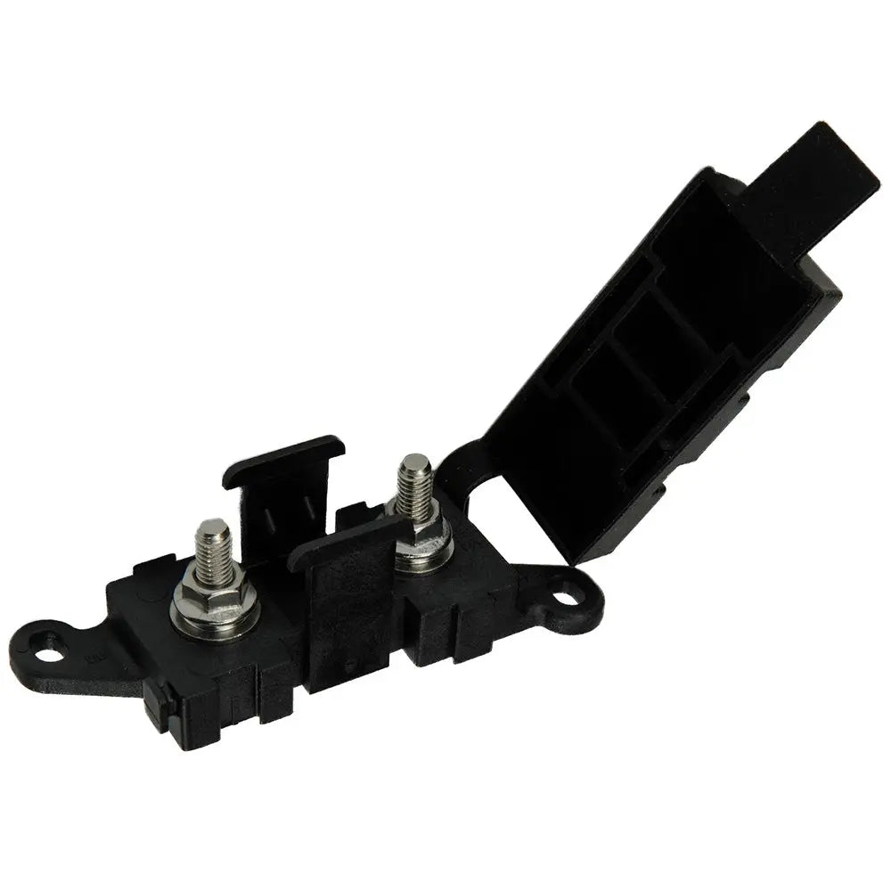 Egis Mobile Electric MIDI Fuse Block with Black Cover – High-Temperature, Corrosion-Resistant Design for Harsh Environments