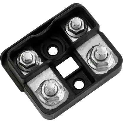 Egis Mobile Electric Compact Med Amp AMI/MIDI Fuse Block - IP54 Splash Resistant, Heavy-Gauge Cable Compatibility