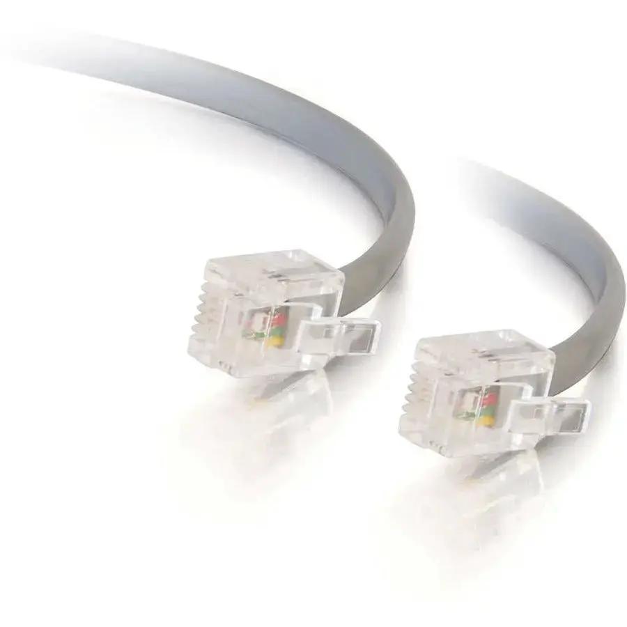 C2G 14ft RJ11 Modular Telephone Cable by Legrand Group – Reliable Voice Clarity and Seamless Compatibility by Legrand Group
